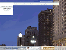 Tablet Screenshot of bookcadillacresidences.com